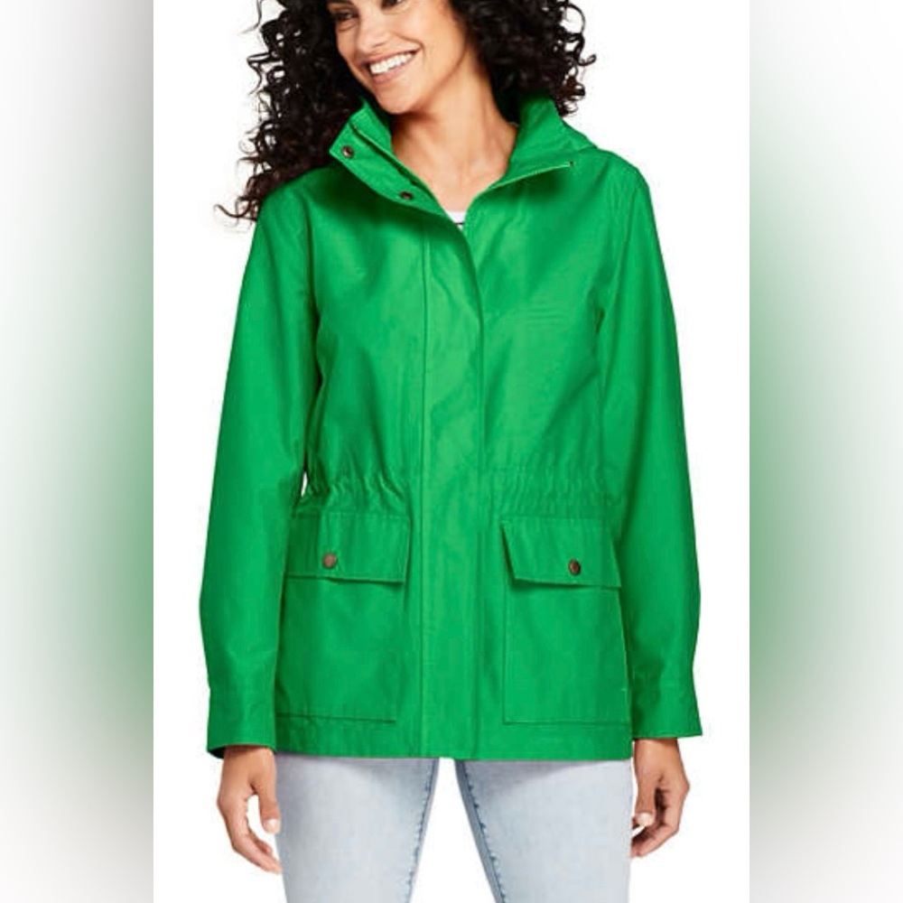 Women's Lightweight Green Anorak Jacket